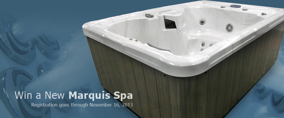 Register to Win a Marquis 322 Hot Tub